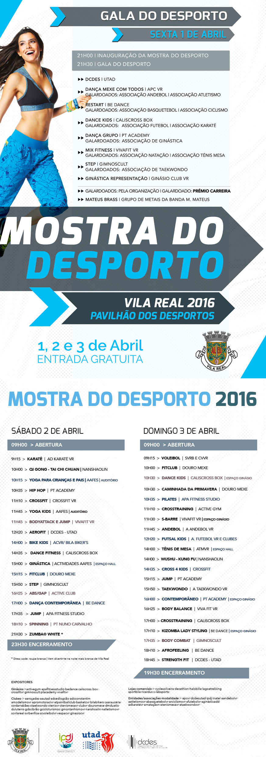 MOSTRA DO DESPORTO | VILA REAL, 1, 2 E 3 DE ABRIL