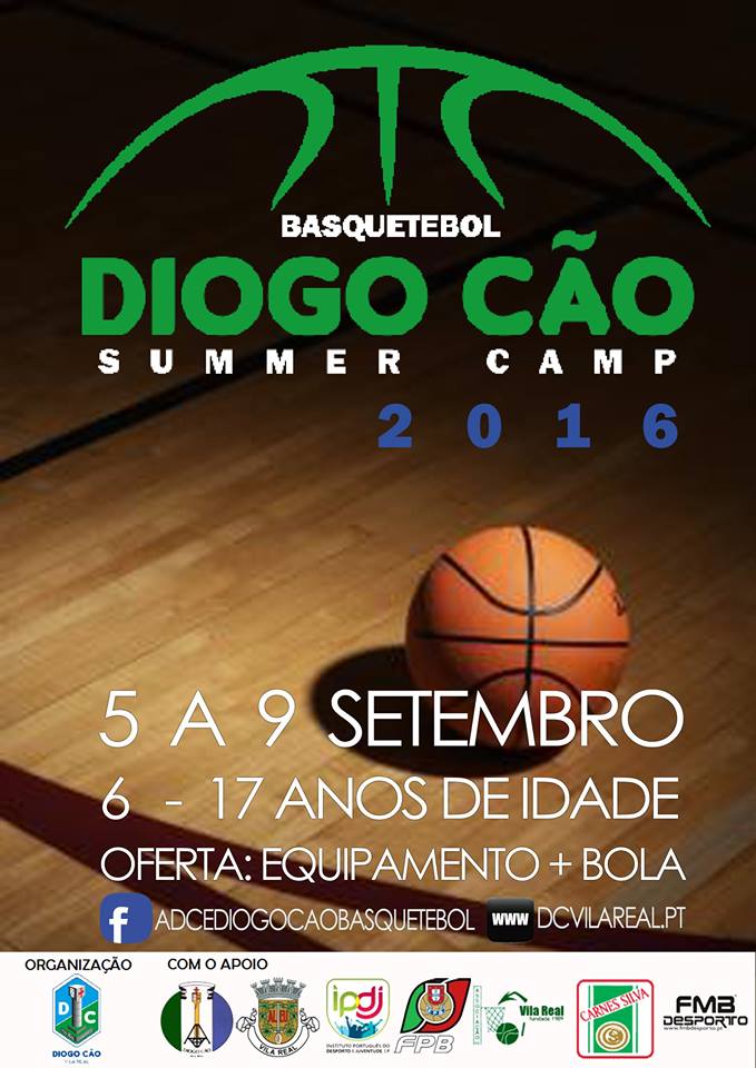 INSCRIÇÕES ABERTAS PARA O BASKET SUMMER CAMP 2016