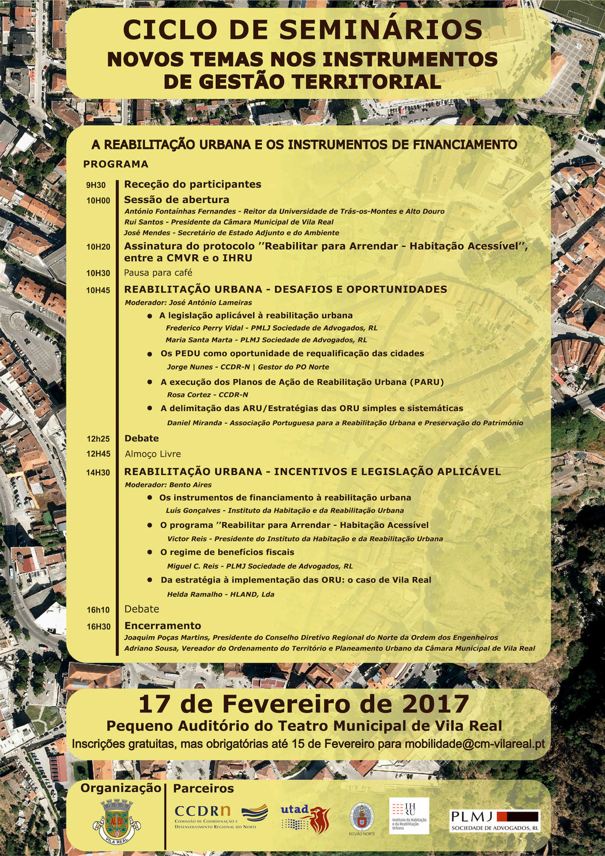 SEMINÁRIO | A REABILITAÇÃO URBANA E OS INSTRUMENTOS DE FINANCIAMENTO