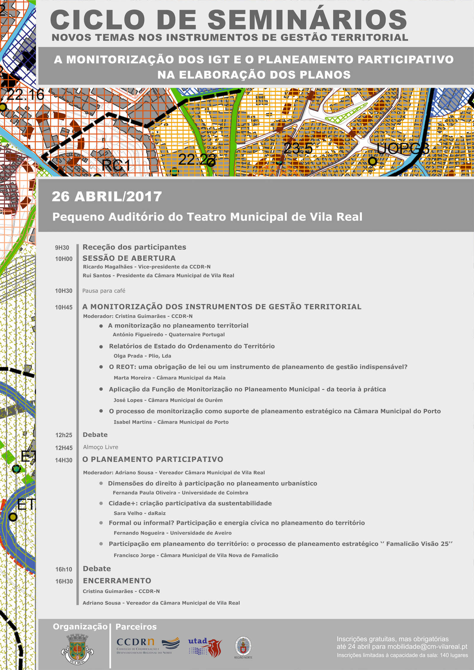 Seminário do ciclo "Novos Temas nos Instrumentos de Gestão Territorial"