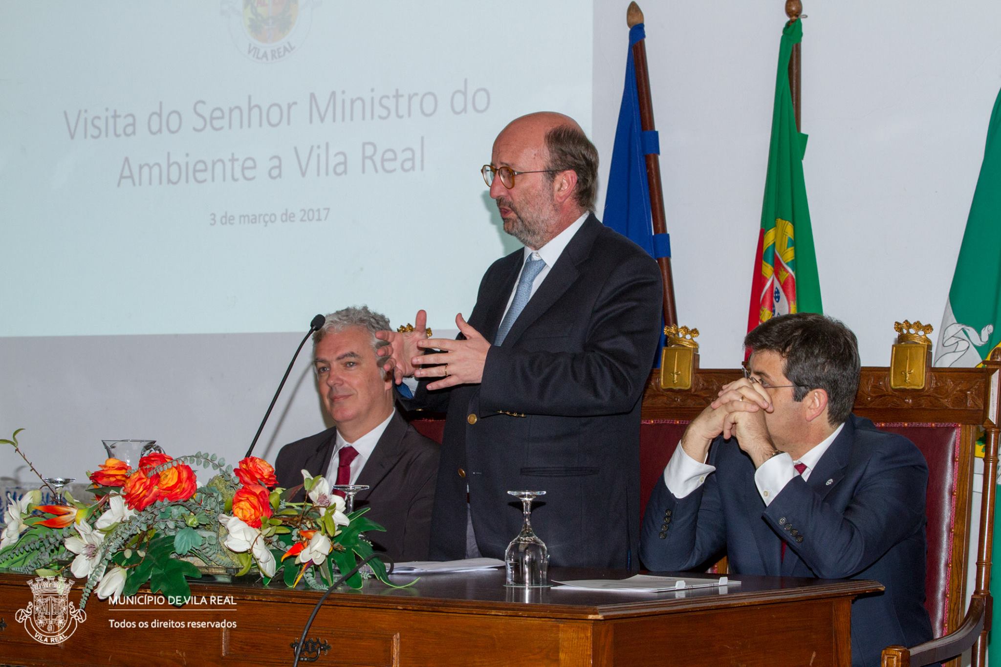 VISITA DO MINISTRO DO AMBIENTE A VILA REAL