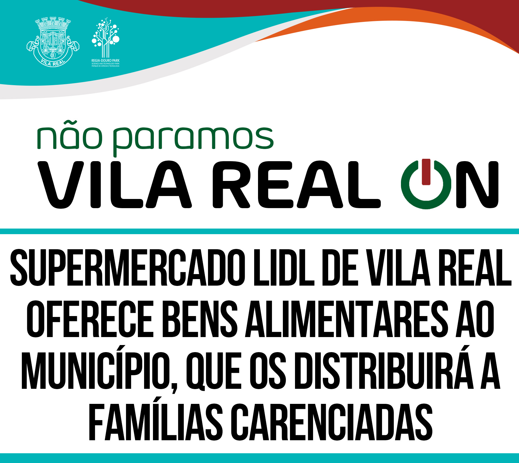 SUPERMERCADO LIDL DE VILA REAL OFERECE BENS ALIMENTARES AO MUNICÍPIO, QUE OS DISTRIBUIRÁ A FAMÍLIAS CARENCIADAS