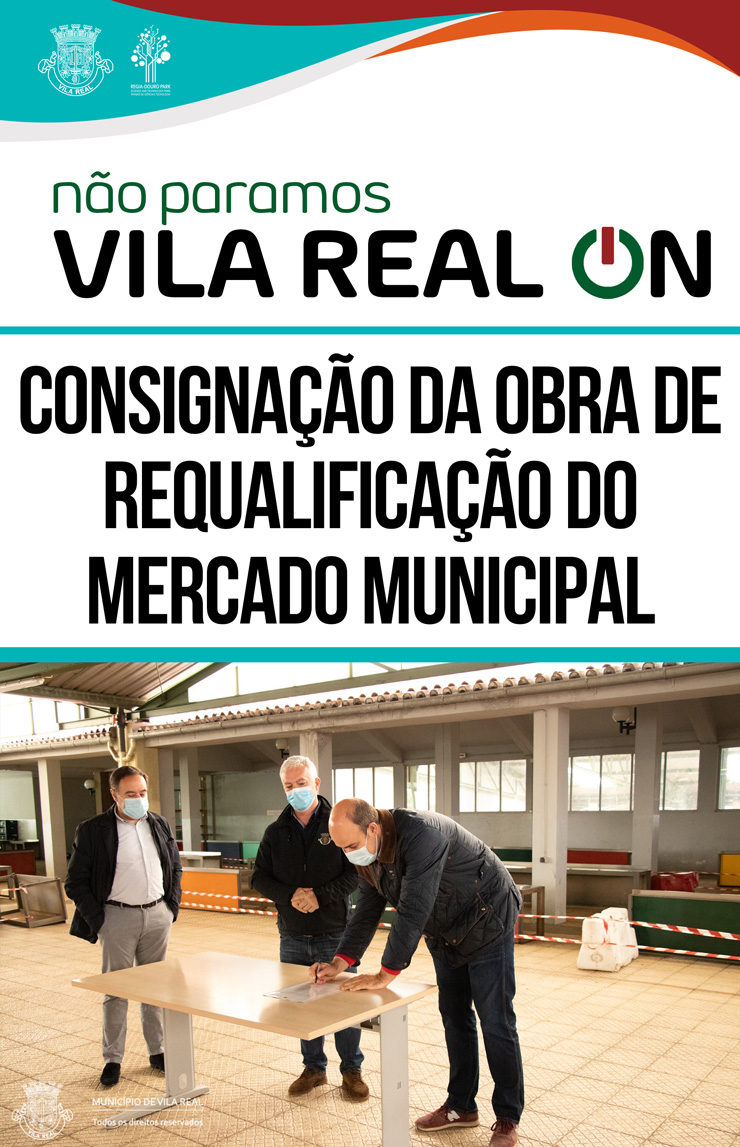 CONSIGNAÇÃO DA OBRA DE REQUALIFICAÇÃO DO MERCADO MUNICIPAL | NÃO PARAMOS