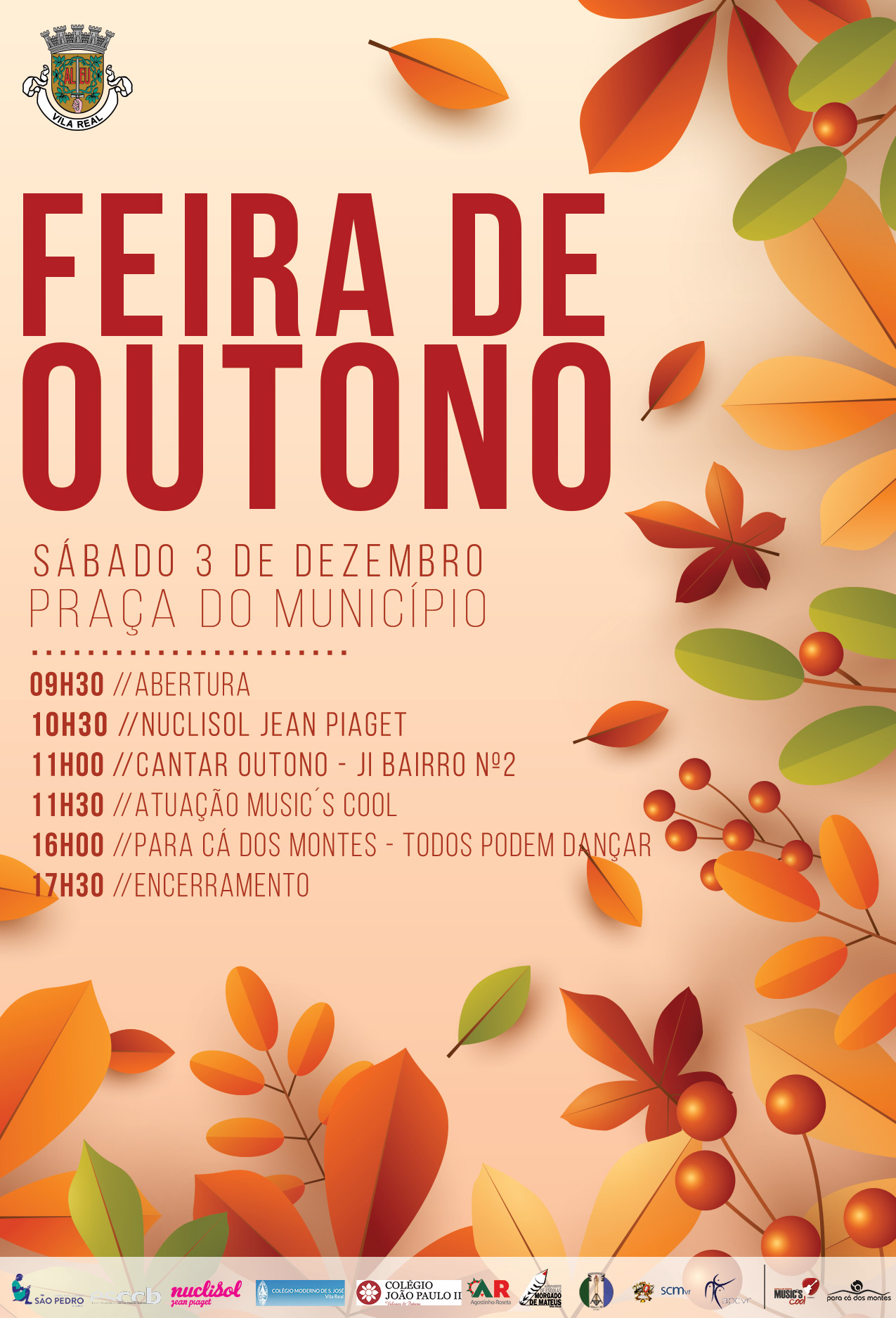 FEIRA DE OUTONO REALIZA-SE A 3 DE DEZEMBRO