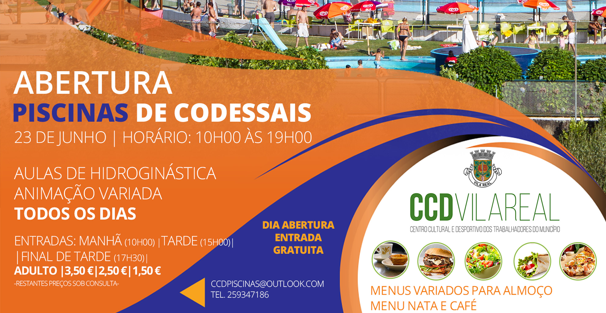 ABERTURA DAS PISCINAS DE CODESSAIS