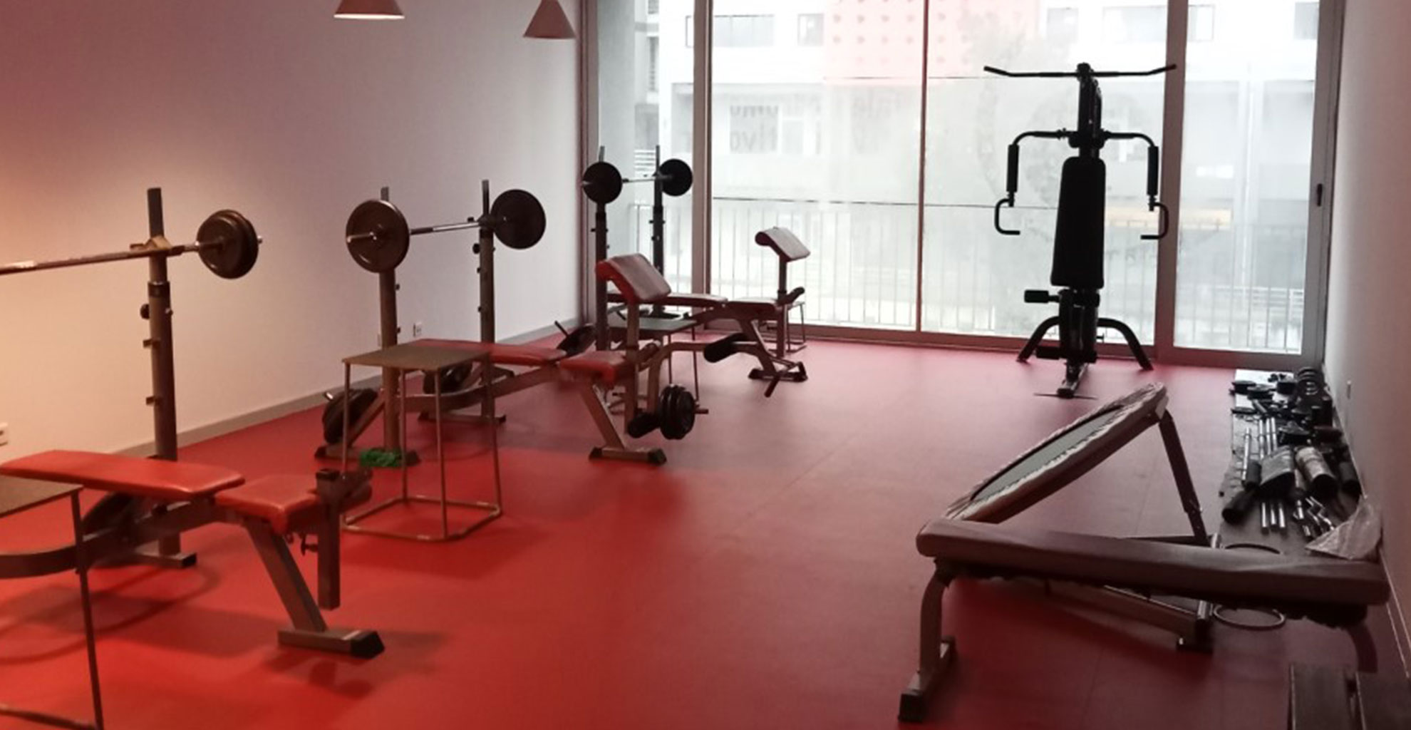 SALA COMPLEMENTAR DE APOIO AO TREINO REFORÇA VALÊNCIAS DO PAVILHÃO DOS DESPORTOS 