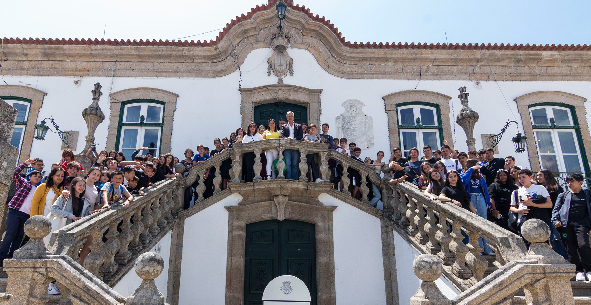 RECEÇÃO A ALUNOS ERASMUS+ DE SANTA CRUZ DE TENERIFE E OURENSE, ESPANHA